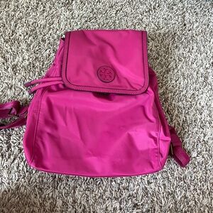 Pink Tory Burch backpack